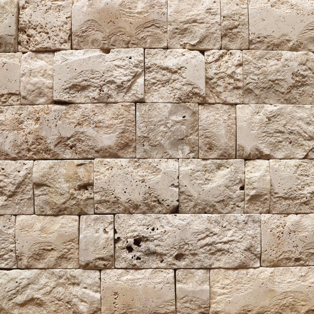 Naturstein Verblender | Travertin | FL 20-45 x 15 x 2,0-3,5 cm