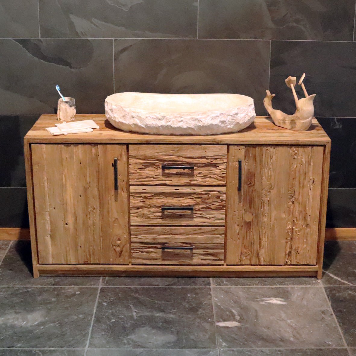 Badezimmermöbel | Unterschrank | 160 x 50 x 80 cm