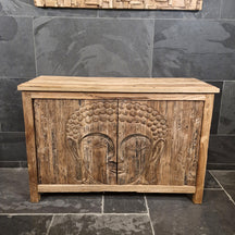 Sample Unterschrank mit Carving Buddha | Recyceltes Teakholz | Buddha 1