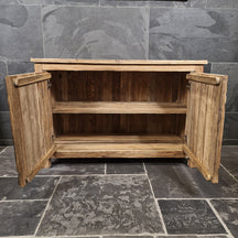 Sample Unterschrank mit Carving Buddha | Recyceltes Teakholz | Buddha 3