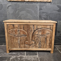 Sample Unterschrank mit Carving Buddha | Recyceltes Teakholz | Buddha 3