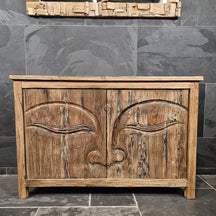 Sample Unterschrank mit Carving Buddha | Recyceltes Teakholz | Buddha 3