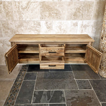 Wandhängeschrank Badezimmer aus recyceltem Teakholz, Massivholz, mit stilvollem Design für Badgestaltung, von Jakarta