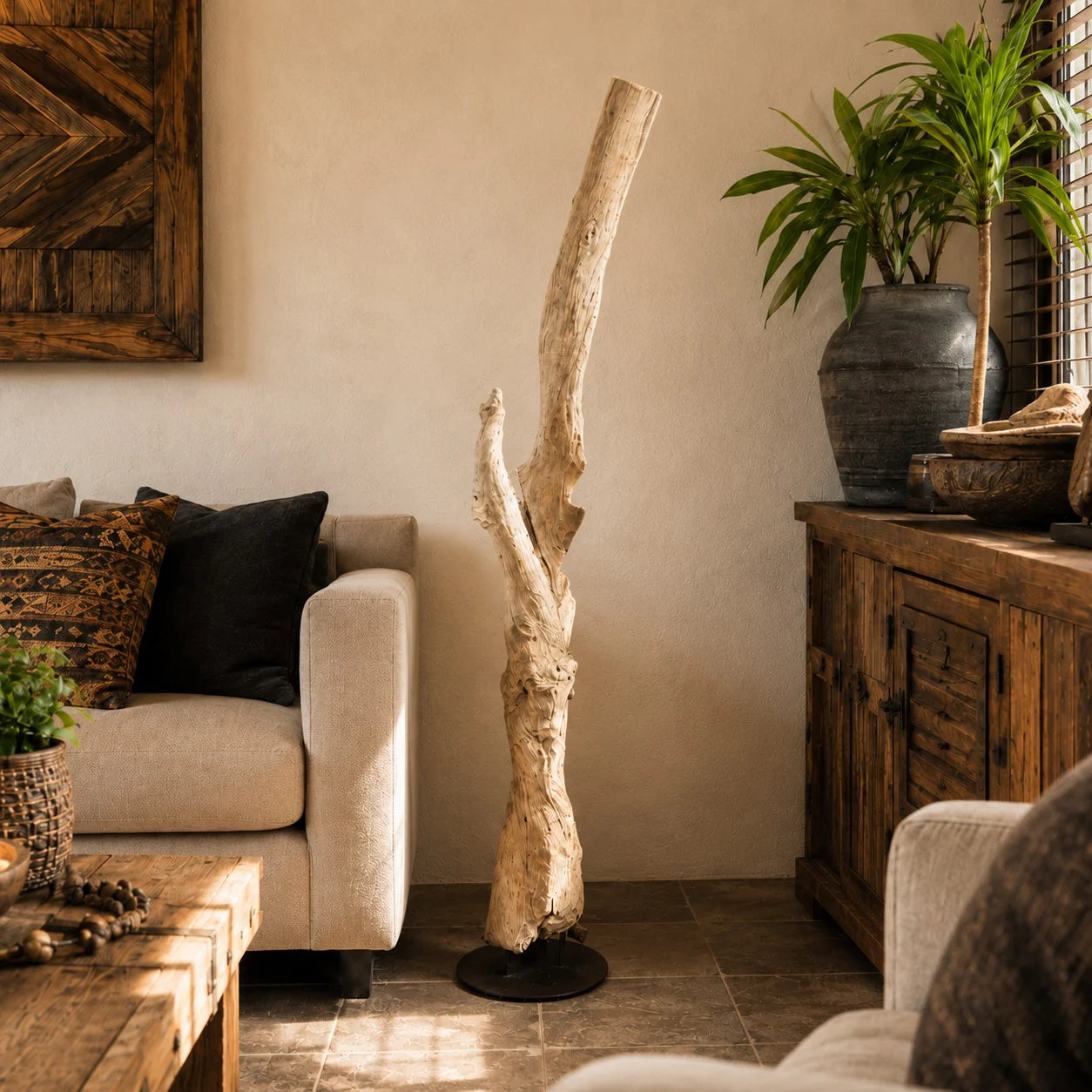 ROOT WOOD | Stehlampe | Indonesisches Wurzelholz