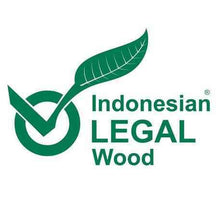Holzverblender aus Teakholz von ERO mit LegalWood-Logo, naturbelassene Holzstruktur, nachhaltiges Design