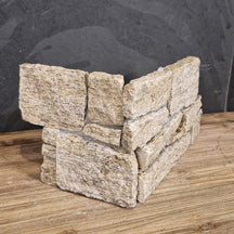 Muster Rocks Verblender aus Granit, Naturstein, mit Muster, Ecke, für stilvolle Wandgestaltung, von Muster.