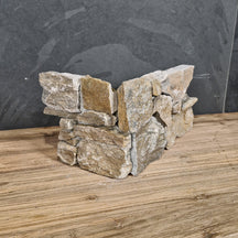 Naturstein Muster Rocks Verblender QUARZIT RUSTIQUE, Eckstück, rustikale Quarzit Verblender für Natursteinfassaden