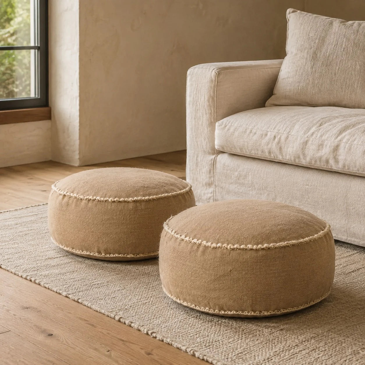 Sitzkissen | Aus Sisal/Jute | In verschiedenen Größen