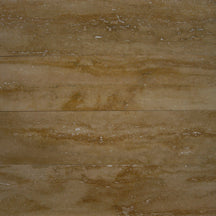 Gespachtelte und geschliffene Travertin Fliesen von SCABAS ANTIK GOLD, Naturstein, detailreiche Oberflächenstruktur