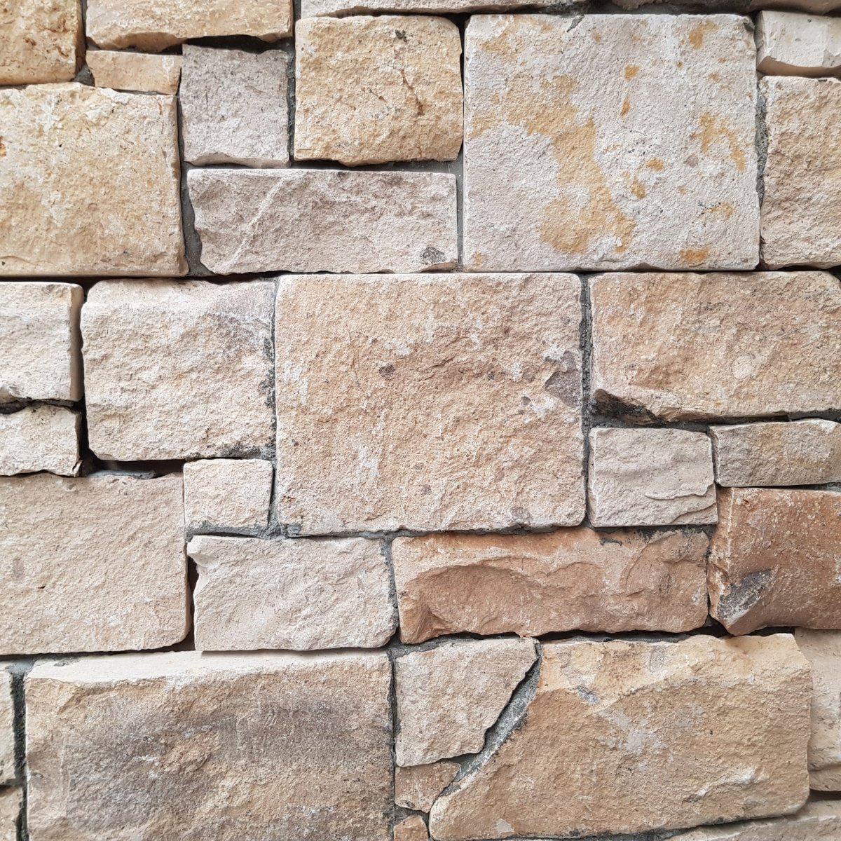 Muster Rocks Verblender KALKSTEIN BEIGE Naturstein Muster, naturbelassene Steinoptik für Wandverkleidung