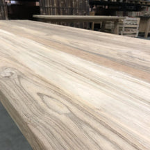 Esszimmertisch aus Teakholz, 260 x 90 x 78 cm, robuste Teakmöbel für den Essbereich, natürliche Holzmaserung sichtbar