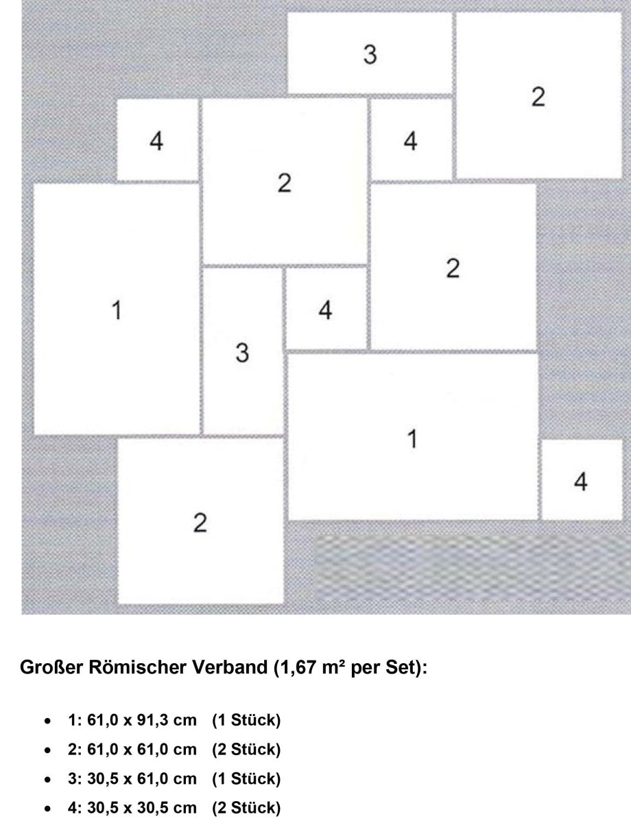 Getrommelte Travertin Silver Fliesen mit Muster, strukturierte Oberfläche, natürliche Steinoptik, von der Marke Muster.