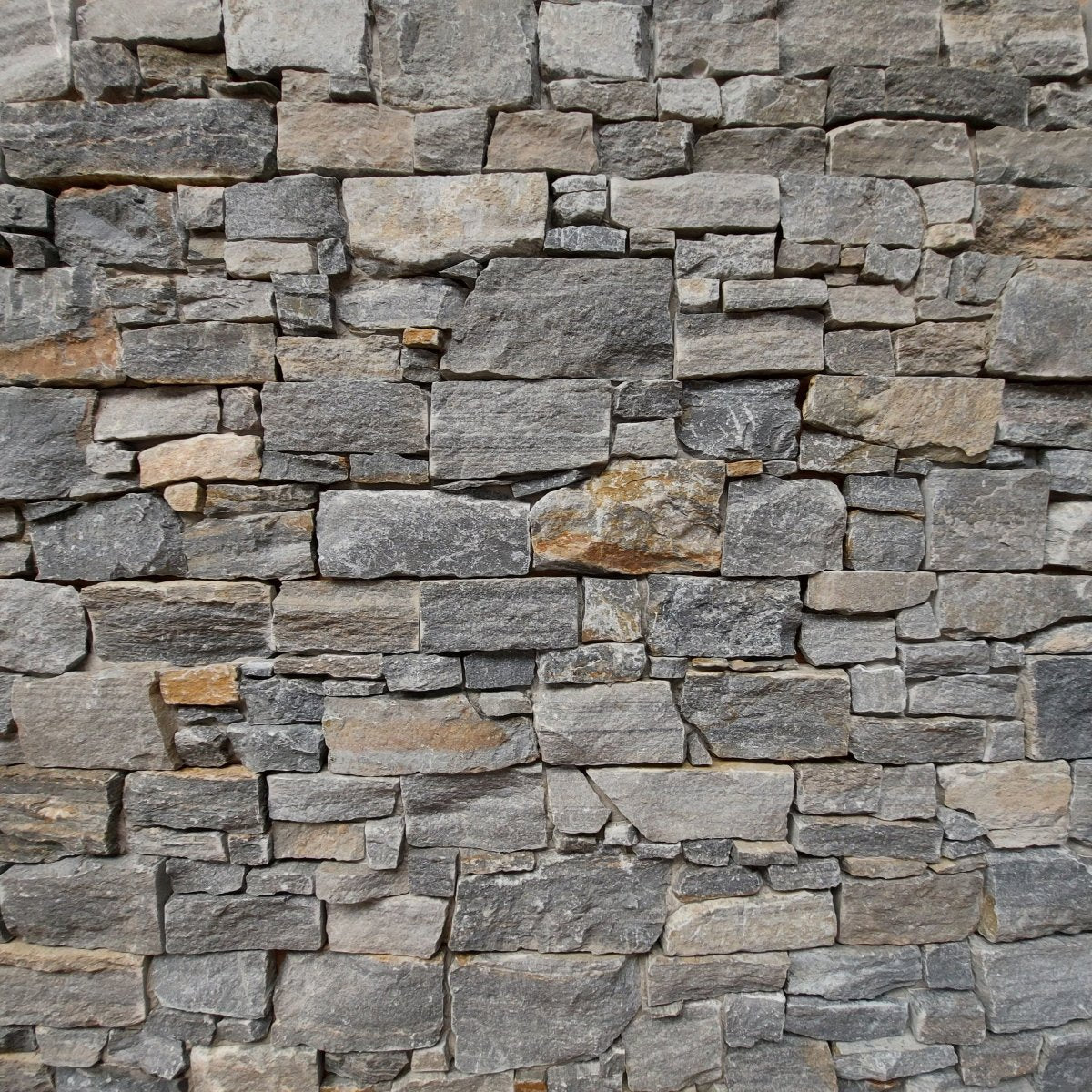 Muster Rocks Verblender aus Quarzit Blau, Naturstein, Muster, für Wandgestaltung, detailreiche Ansicht des Natursteinmusters