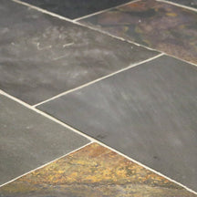 Muster-Schieferfliesen von Muster in einem eleganten, natürlichen Schieferdesign für Wand und Boden, detailreiche Oberflächenstruktur