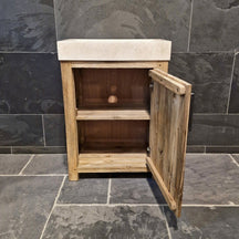 Badezimmermöbel mit Waschtisch von Bantam in verschiedenen Größen, modernes Badgestaltungselement, klare Linien und funktionales Design