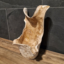 LADA Badgestaltung aus recyceltem Teakholz in verschiedenen Größen, langlebiges und nachhaltiges Bad-Accessoire von Körbchen