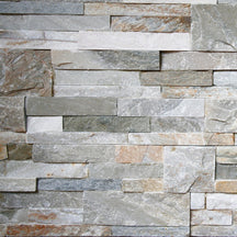 Naturstein Verblender aus Quarzit mit Block, sichtbare Textur und natürliche Farbvariante, ideal für Wandgestaltung.