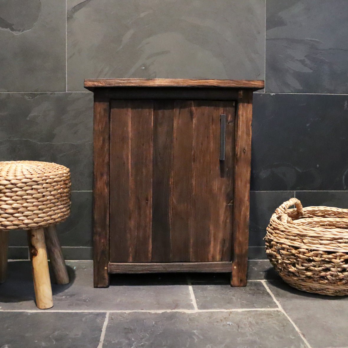 Badezimmermöbel aus Teakholz von Bantam, vielfältige Größen, modernes Badgestaltung, stabiles Holzdesign, Modell 4